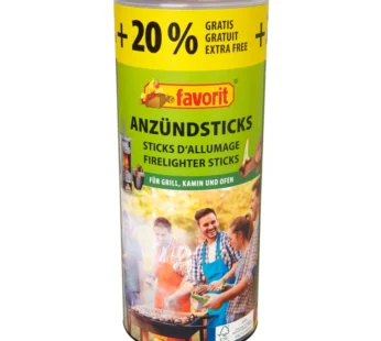 Favorit Anzündsticks: 20% mehr Inhalt