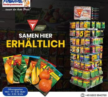 Blumensamen / Saatgut in verschiedenen Sorten