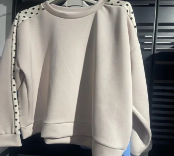 Damen-Sweatshirt mit Punkten