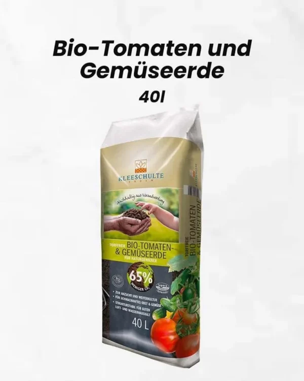 Bio Erde für Tomaten & Gemüse – 40L